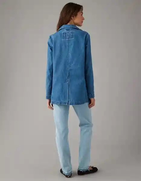 Chaqueta Mujer Azul Talla: Medium American Eagle