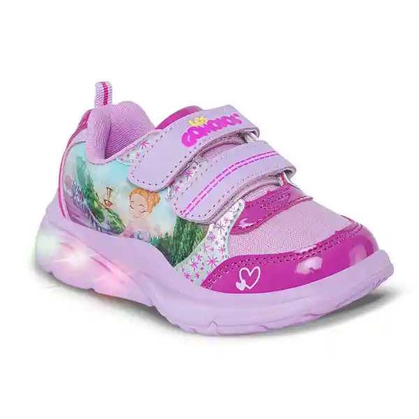 Los Gomosos Tenis Con Luces Tesin Para Niña Rosa CI58042-24