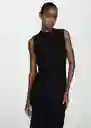 Vestido Gracy Negro Talla S Mujer Mango