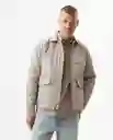 Chaqueta Quilted Aviator Beige Atmósfera Medio Talla S Chevignon