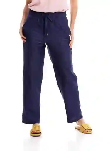 Pantalón Tipo Sudadera Mujer Azul Talla 16 Bluss