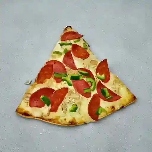 Pizza Salami, Pollo y Pimentón