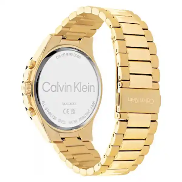 Reloj Sport Para Hombre Color Dorado 25200116 Calvin Klein