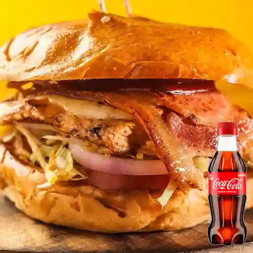 Combo Hamburguesa Big Nacho + Coca Cola Original 250ML