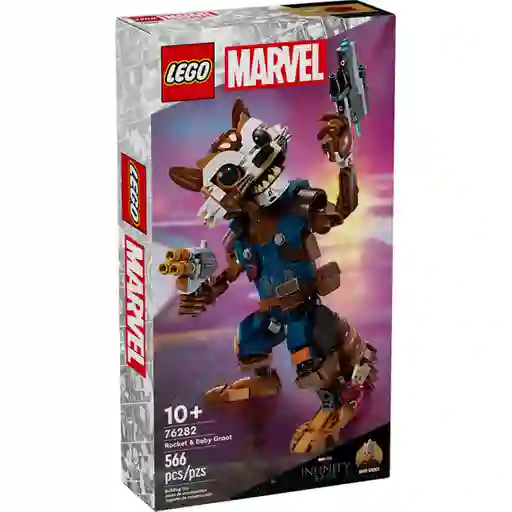Set Construcción Rocket y Bebé Groot Lego