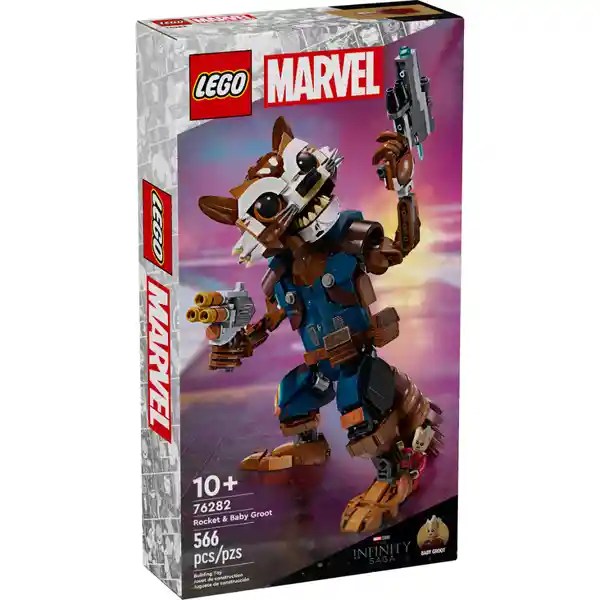 Set Construcción Rocket y Bebé Groot Lego
