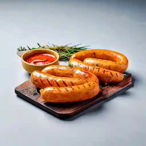 Chorizo Ahumado con Papas Francesas