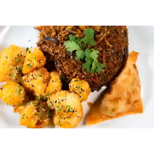 Pollo a la Naranja + Bebida