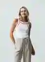 Esqueleto Tejido Mujer Crudo Puro Claro Talla L 082G026 Naf Naf