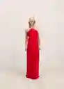 Vestido Turin Rojo Talla M Mujer Mango