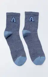 Calcetines Unisex Azul Talla 10-12 761G501_AZU164019 Americanino