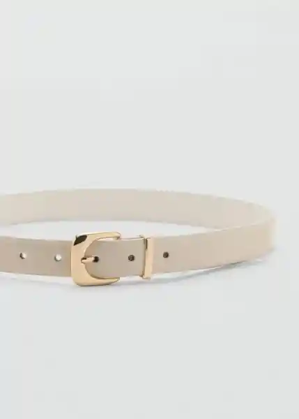 Cinturón Máxima Crudo Talla M Mujer Mango