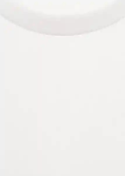 Camiseta Cherlo Blanco Talla S Hombre Mango