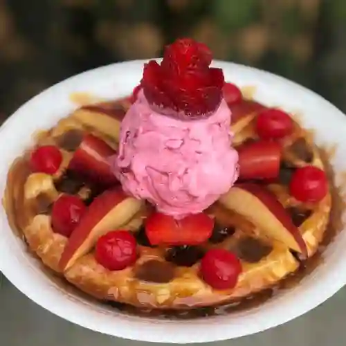 Waffle Frutos Rojos