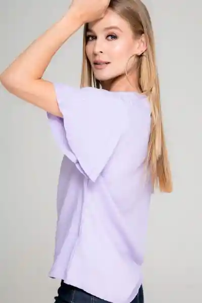 Blusa Antonieta Color Lila Talla XS Ragged