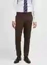 Pantalón París Tabaco Talla 38 Hombre Mango