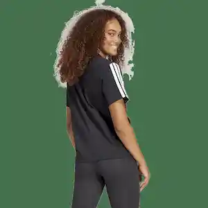 Adidas Camiseta 3s sj Para Mujer Negro Talla Ref: JM2393