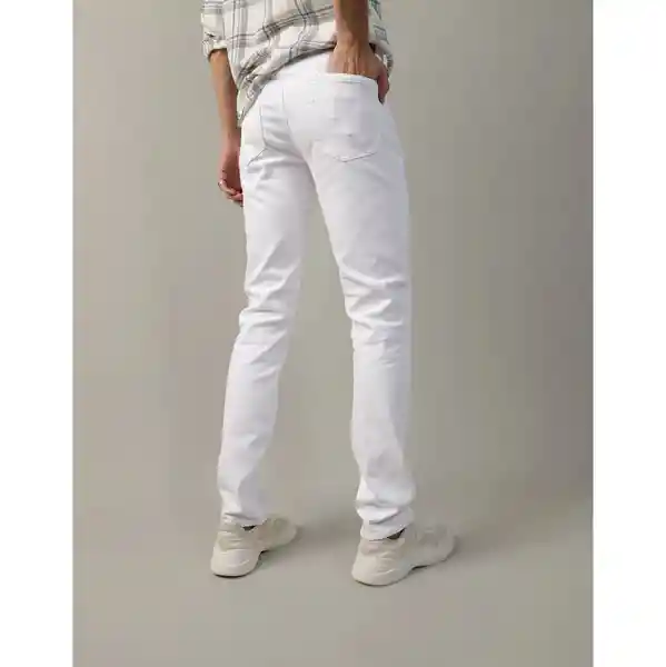 Jean Slim Hombre Blanco Talla 36 x 30 American Eagle