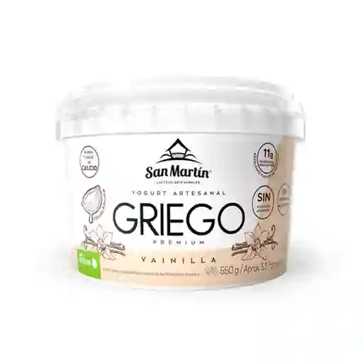 San Martin Yogurt Griego Premium Artesanal Vainilla