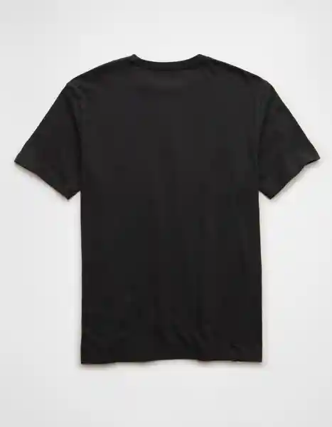 Camiseta Hombre Negro Talla LARGE 4873001 American Eagle
