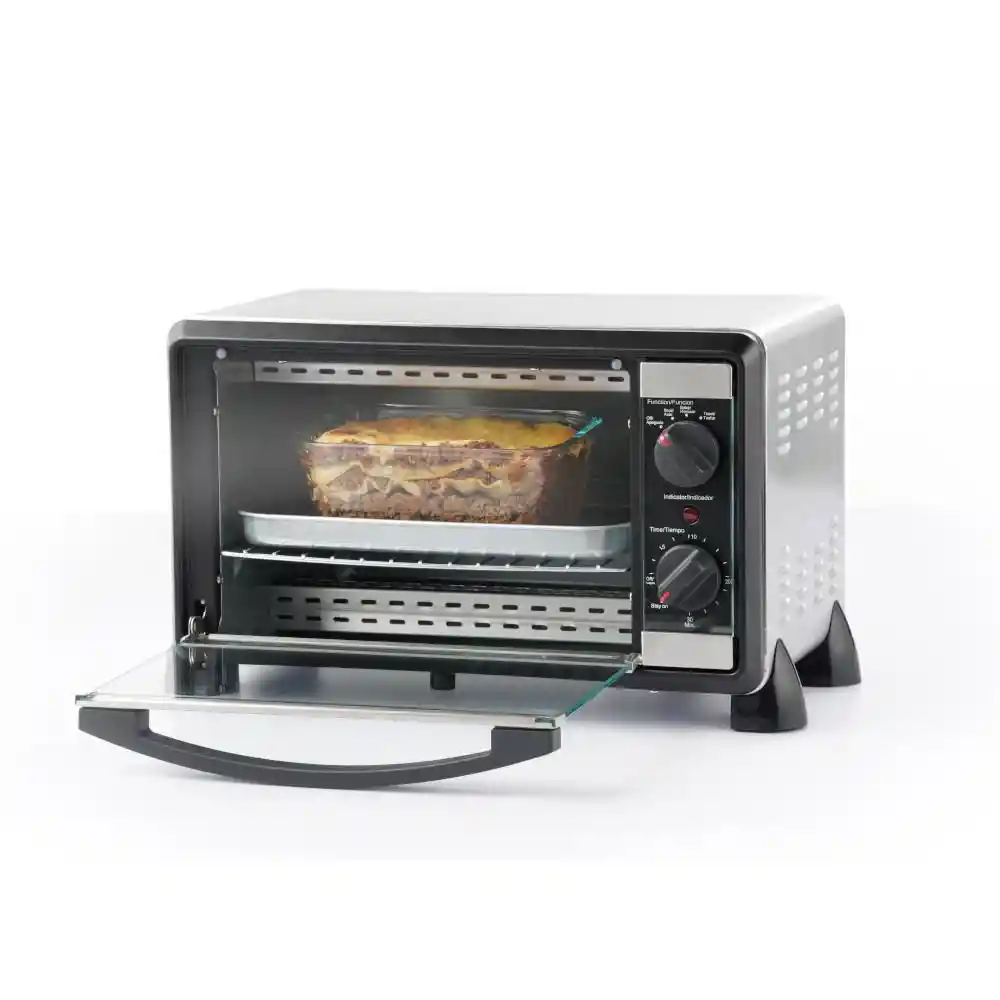 Universal Horno Inox 10L 84740 -Plateado