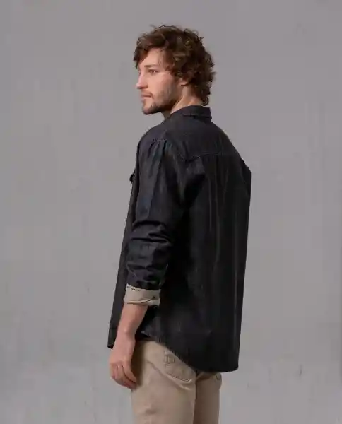 Camisa Hombre Gris Grafito Ultraoscuro Talla XXL 87595 Rifle