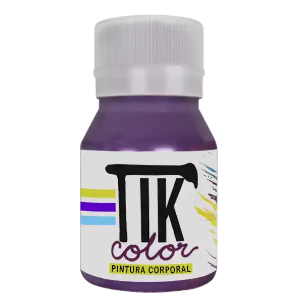 Tikcolor Maquillaje Artístico Violeta Metal 30 mL