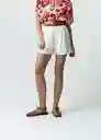 Short Tuti Mujer Crudo Puro Claro Talla 8 452G310 Naf Naf