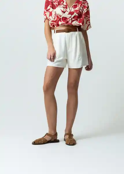 Short Tuti Mujer Crudo Puro Claro Talla 8 452G310 Naf Naf