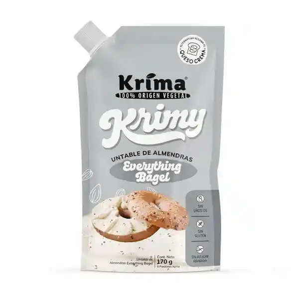 Krima Queso Crema Alme Everything Bagel