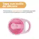 Vaso Plástico y Pitillo y Funda Marie Lilo Rosa 1000 mL Miniso