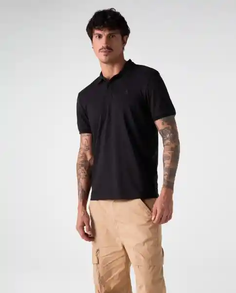 Camiseta Polo Hombre Negro Talla L 802G010_NEG194004 Americanino