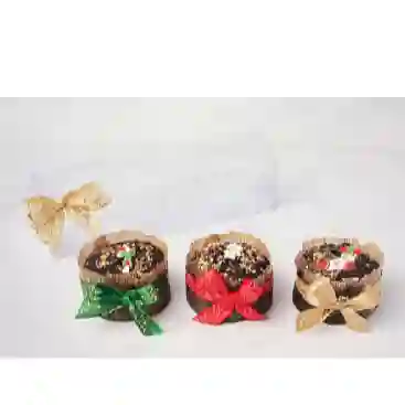 Caja ponqué negro especial navidad 3