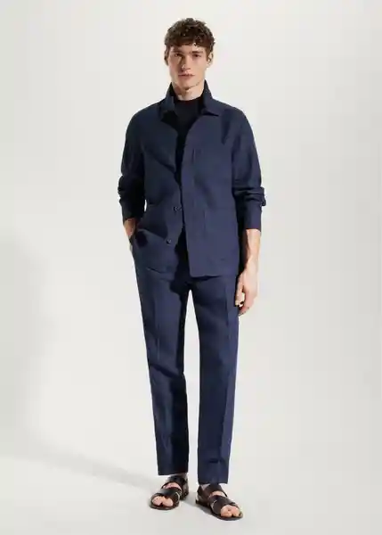 Chaqueta Cid2 Navy Talla M Hombre Mango