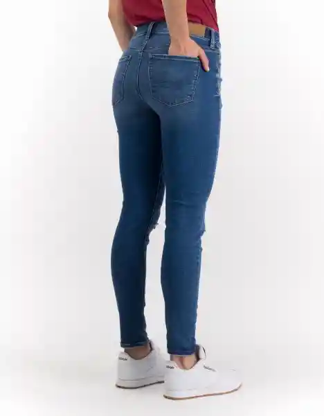 American Eagle Jegging Next Level Rasgado Medio Talla 8 Long