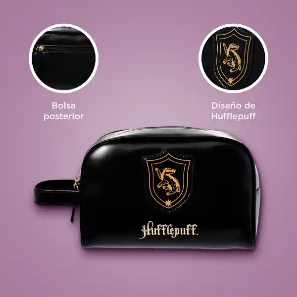 Cosmetiquera Con Asa Serie Harry Potter Hufflepuff Miniso