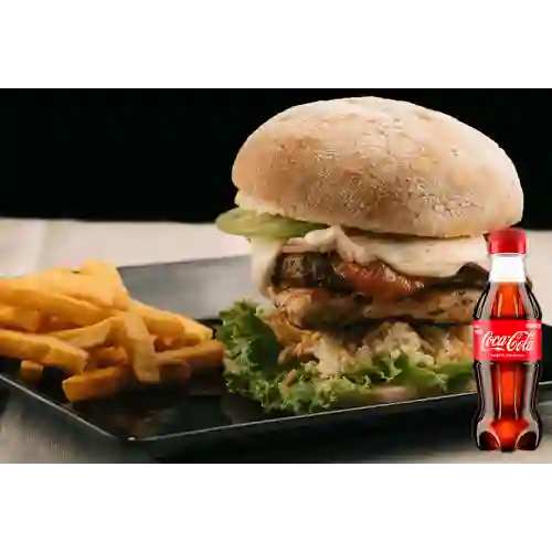 Combo Hamburguesa Prepag0 + Coca Cola Original 250ML