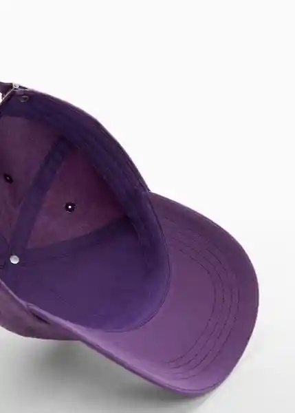 Gorra Mtc Morado Talla 99 Mujer Mango