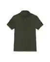 Camiseta Polo Vertical Verde Soldado Ultraoscuro XS Chevignon