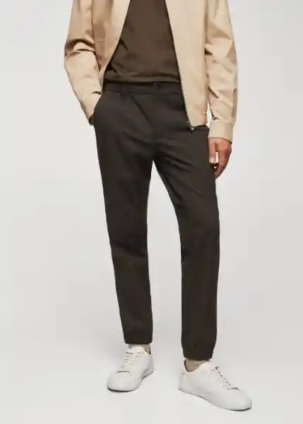 Pantalón Murlo Marrón Talla 42 Hombre Mango