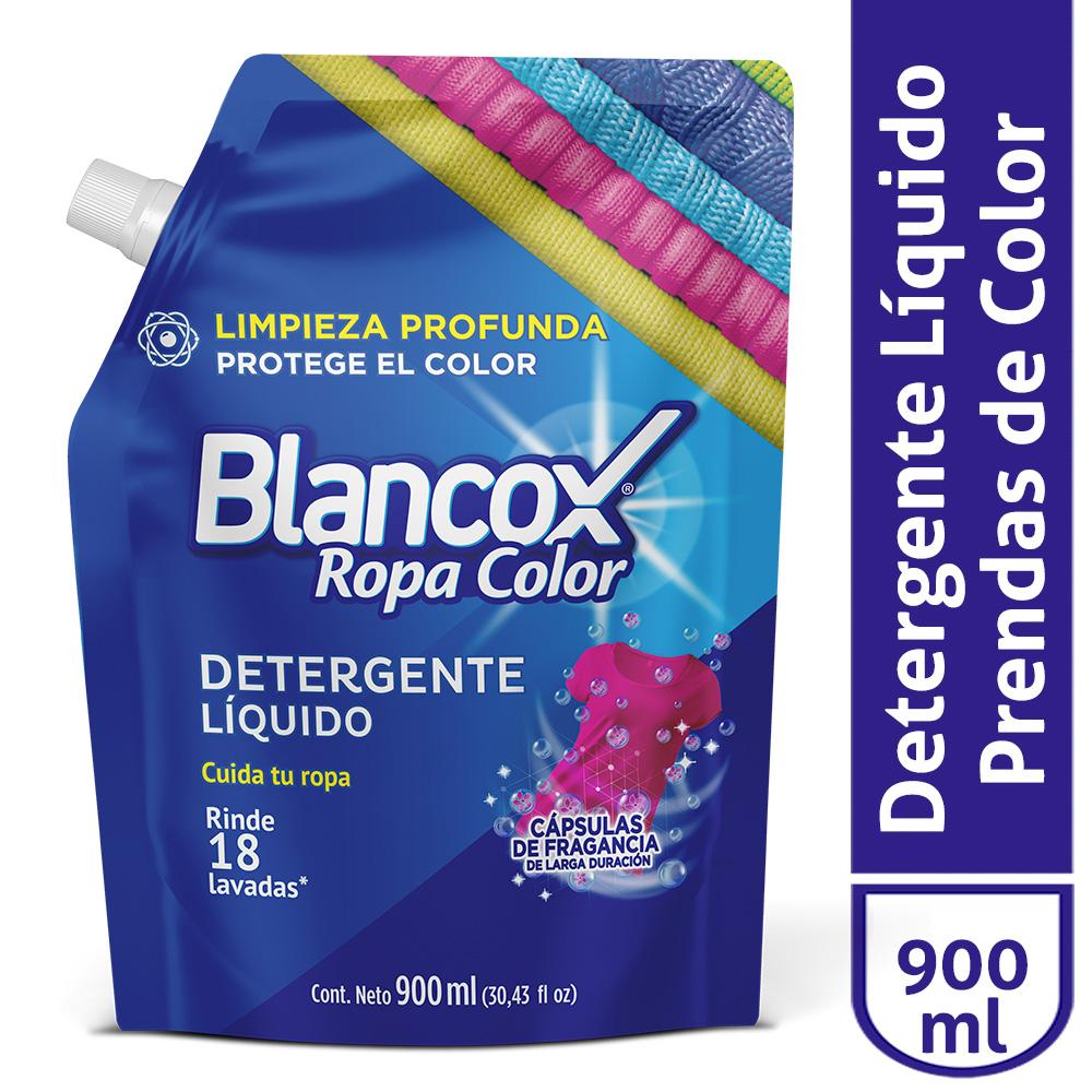 Blancox Detergente Líquido Prendas de Color 900 ml