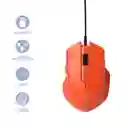 Mouse Alambrico Gaming Mod X388 Naranja Serie Miniso