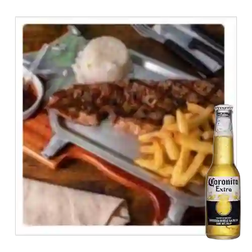 Combo Punta de Anca + Cerveza Coronita Bot. 210ml