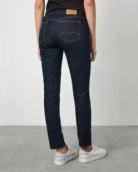 Jean H. Rise Cosmo Bc Raw Deni Femenino Azul Dark 8 Chevignon