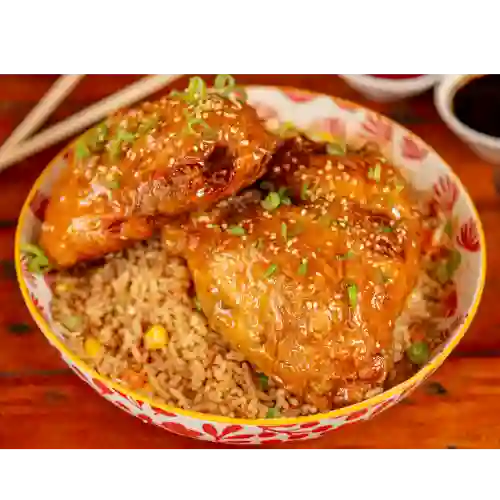 Combo Arroz Al Wok + 1/4 de Pollo