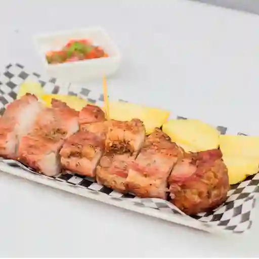 Bondiola al barril + chorizo artesal