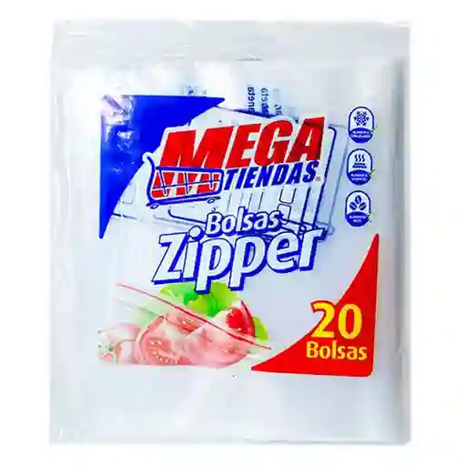 Zipper Megatiendas Bolsa 16.5 X 14.9 Cm