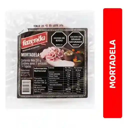 Mortadela De Cerdo X 250 Gr