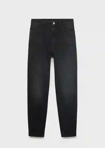 Jean Newmom Tejano Negro Talla 38 Mujer Mango