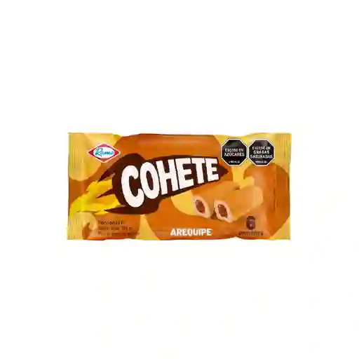 Cohete Bizcocho Relleno Con Arequipe